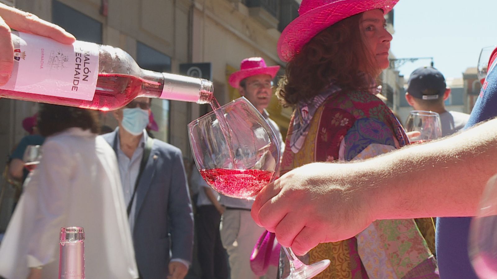 El vino rosado toma Pamplona