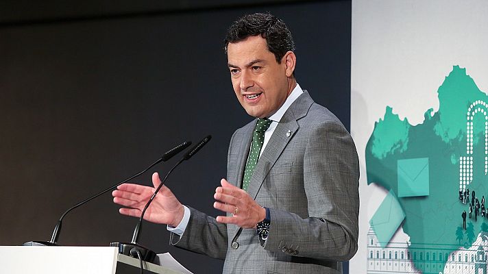 Telediario 1 - Los partidos se muestran cautos con los sondeos en Andalucía