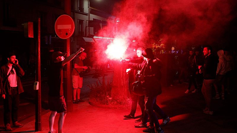 Los aficionados españoles califican de "pánico" y "pesadilla" lo vivido en la final de la Champions - Ver ahora