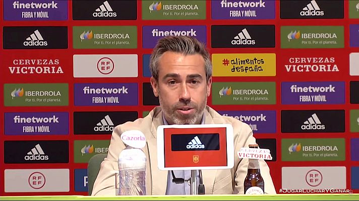 Rueda de prensa Jorge Vilda, convocatoria Eurocopa femenina