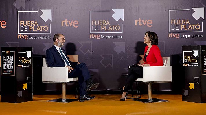 Javier Lambán desde Zaragoza en Fuera de plató