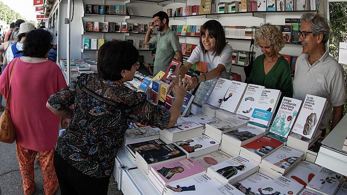 Telediario 1 - Feria del Libro de Madrid: los libreros confían en que esta sea la "mejor edición de la historia"