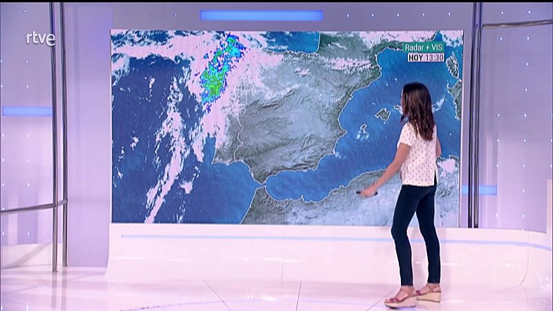 Chubascos localmente fuertes en Galicia, Asturias y noroeste de León - ver ahora
