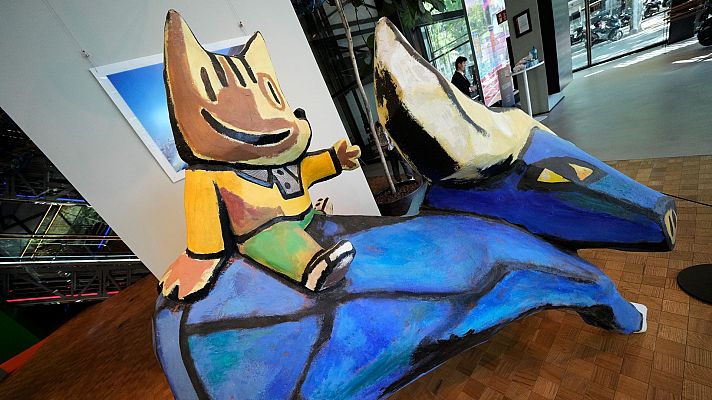 Telediario 2 - De Cobi a Freddy Mercury: La exposición 'Barcelona 92, el impulso de una ciudad' rememora los míticos juegos olímpicos