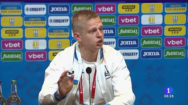 Telediario Matinal - Ucrania juega la repesca para el Mundial de Catar en medio de la Guerra