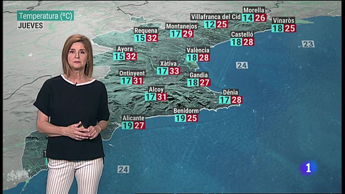 El Tiempo en la Comunitat Valenciana - 01/06/22