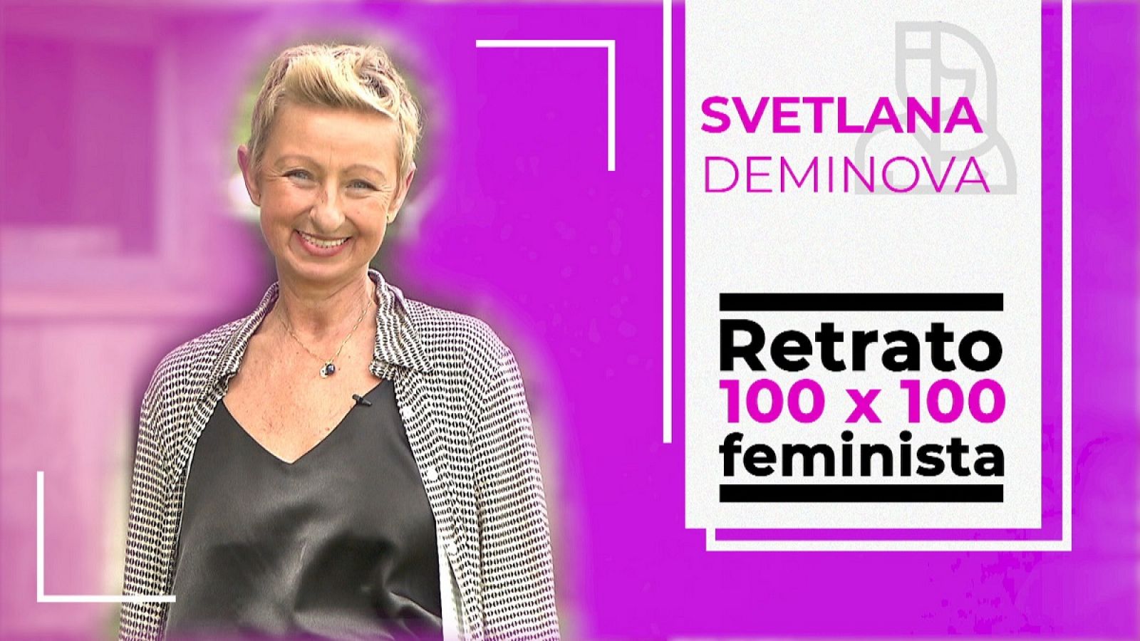 Objetivo Igualdad - Retrato 100x100 feminista: Svetlana Demidova