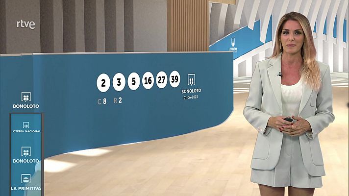 Loterías - Sorteo de la Lotería Nacional, Bonoloto, Primitiva y Jóker del 01/06/2022