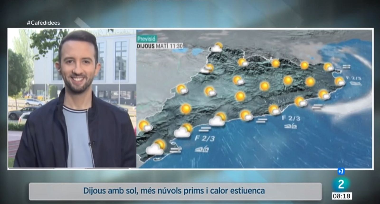 El Temps (02/06/2022) - Les boires costaneres es desfaran, arribaran núvols prims i les temperatures pujaran per damunt dels 25 ºC a la costa i dels 30 ºC a l'interior