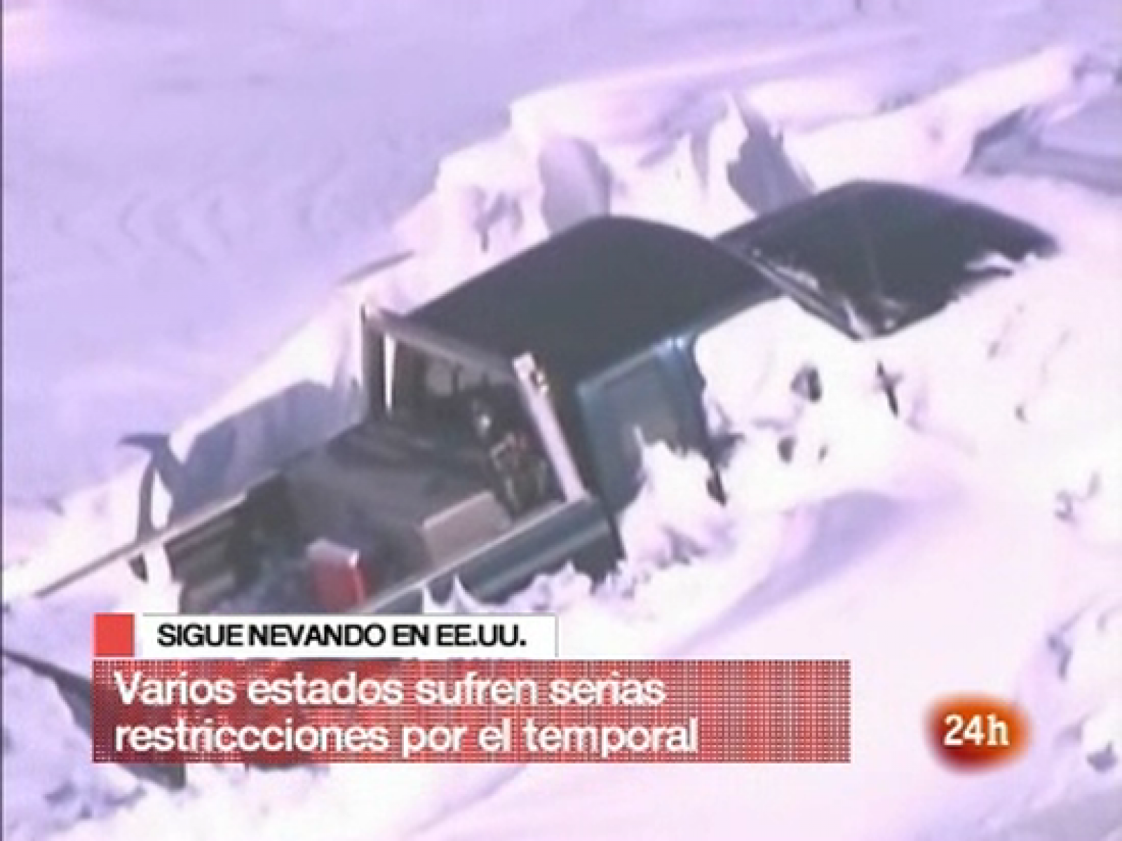 Sin programa: La nieve bloquea EE.UU. | RTVE Play