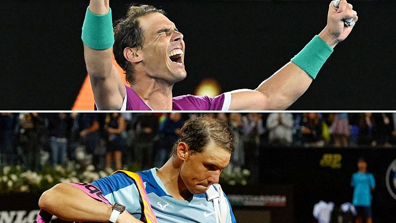 Rafa Nadal vive un año 2022 de emociones fuertes en las pistas -- Ver ahora