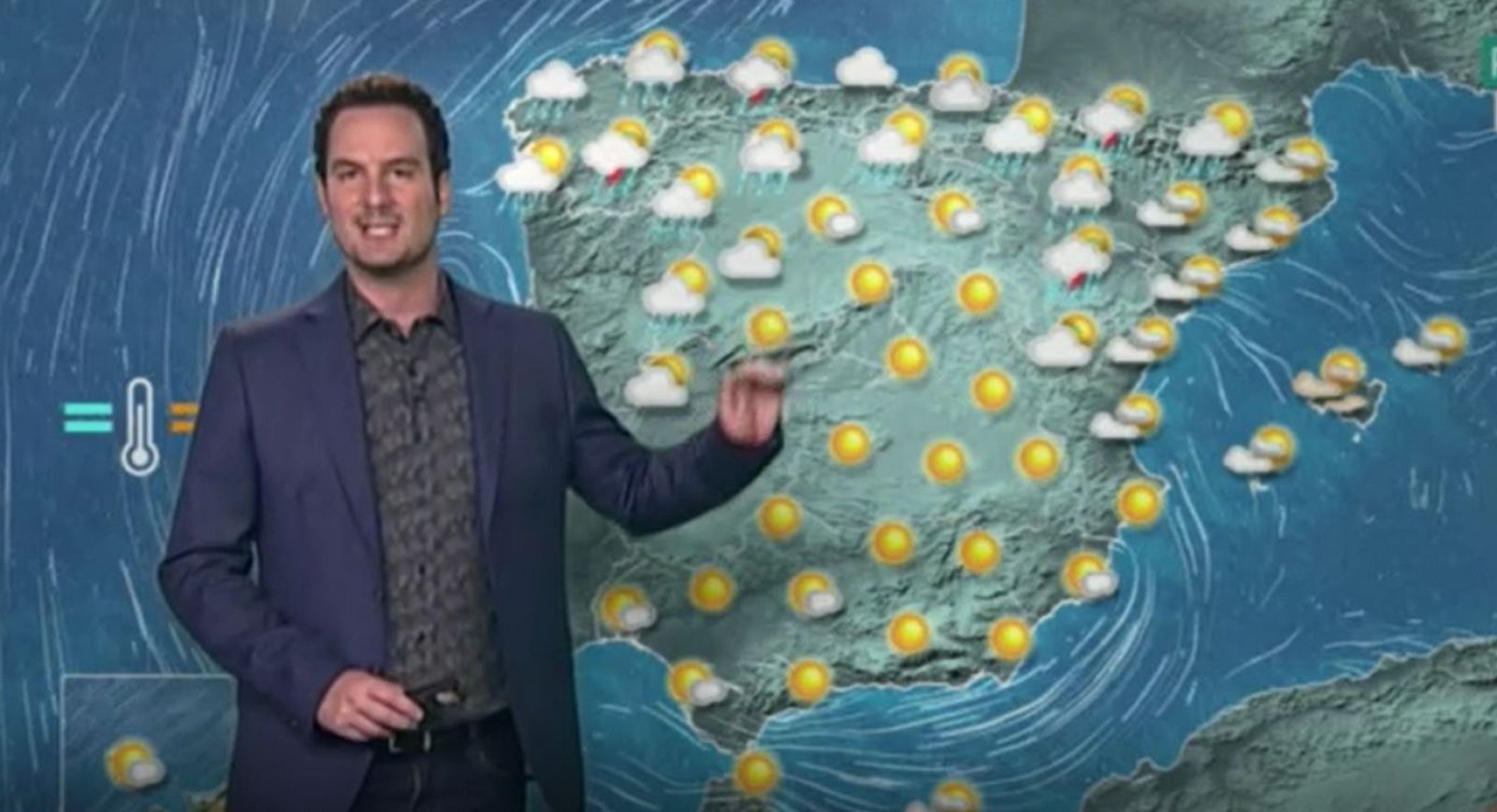 Cielo nuboso con chubascos y tormentas localmente fuertes al norte - El tiempo | Ver