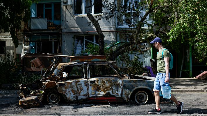 Ucrania recupera territorio en Lugansk aunque prosigue el avance ruso en el este