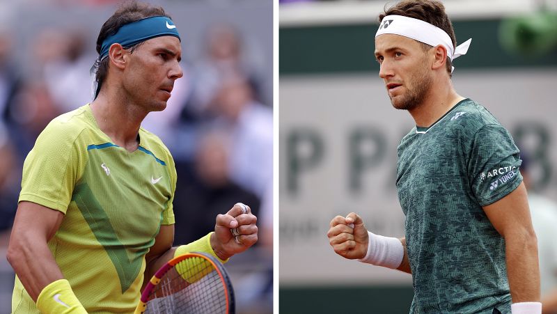 Nadal busca su 14º Roland Garros en un duelo inédito ante Casper Ruud
