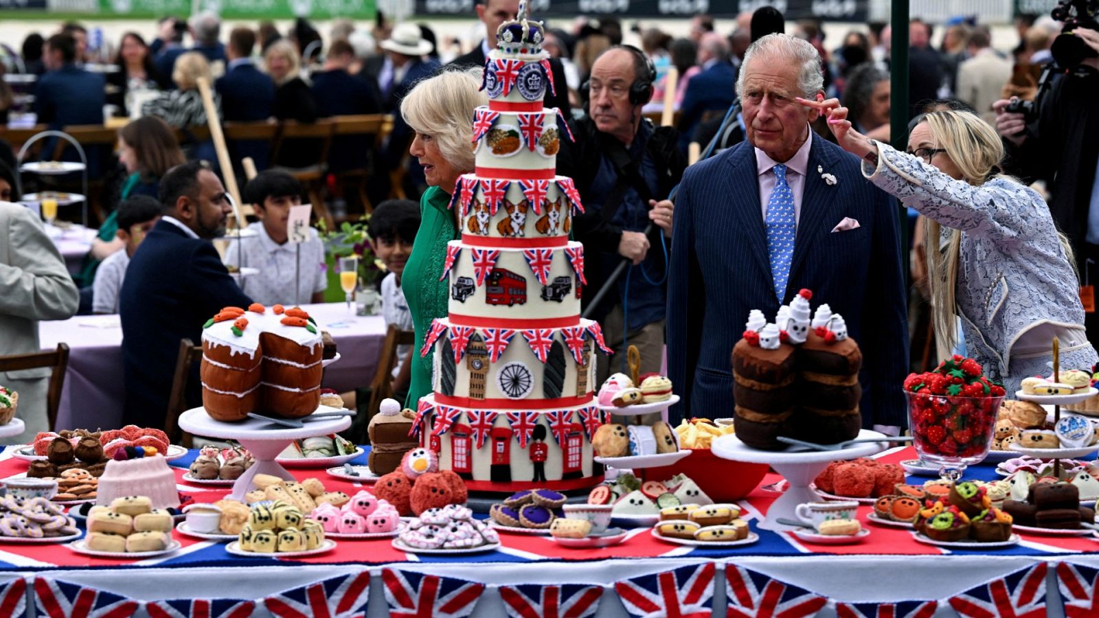 Almuerzos en la calle para celebrar el Jubileo de Isabel II