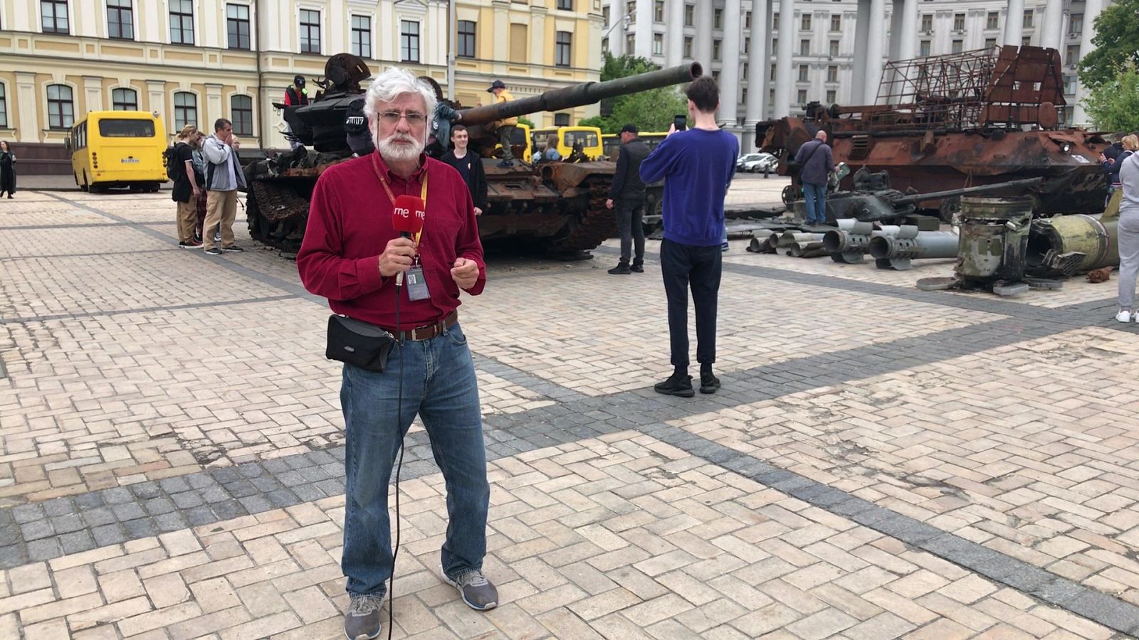 Fran Sevilla, enviado especial de RNE a Ucrania: "Los peores momentos es cuando ves el sufrimiento ajeno"