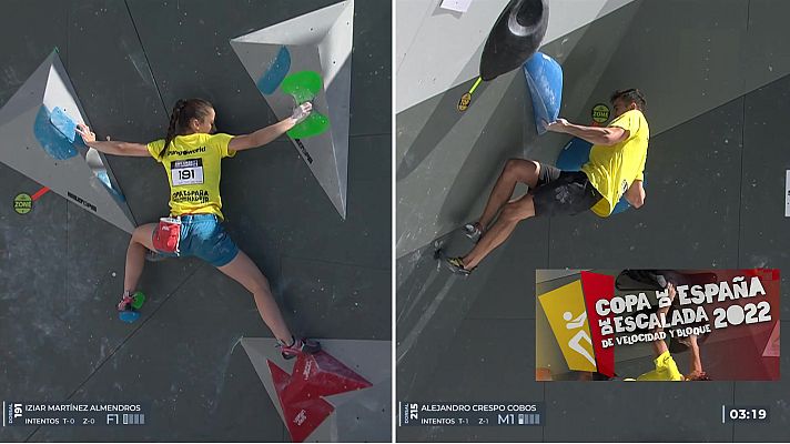 Escalada deportiva - Copa de España. Finales bloque