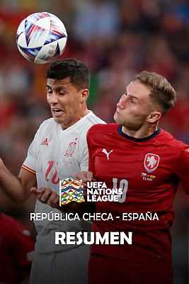 Resumen y goles del República Checa 2-2 España