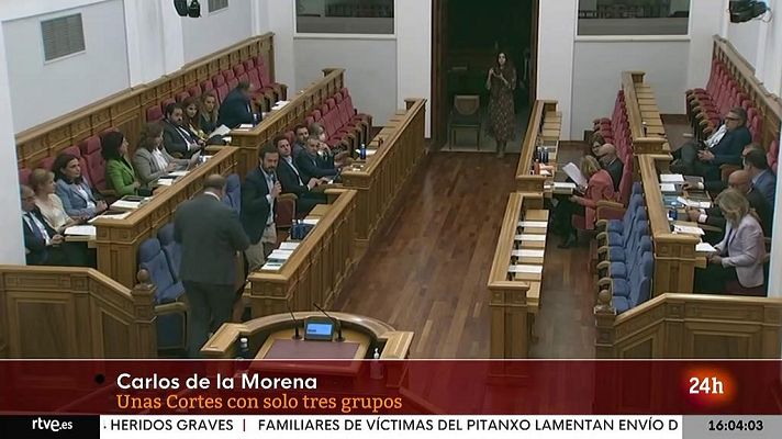 Parlamento - El arco parlamentario de la las Cortes de Castilla-La Mancha