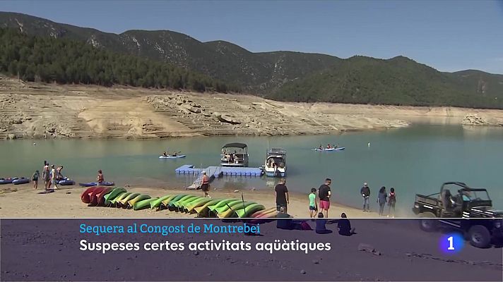 Suspenen certes activitats aqüàtiques per la manca d'aigua