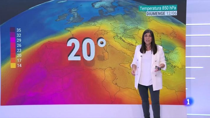 El temps - La calor d'estiu ha arribat i es queda