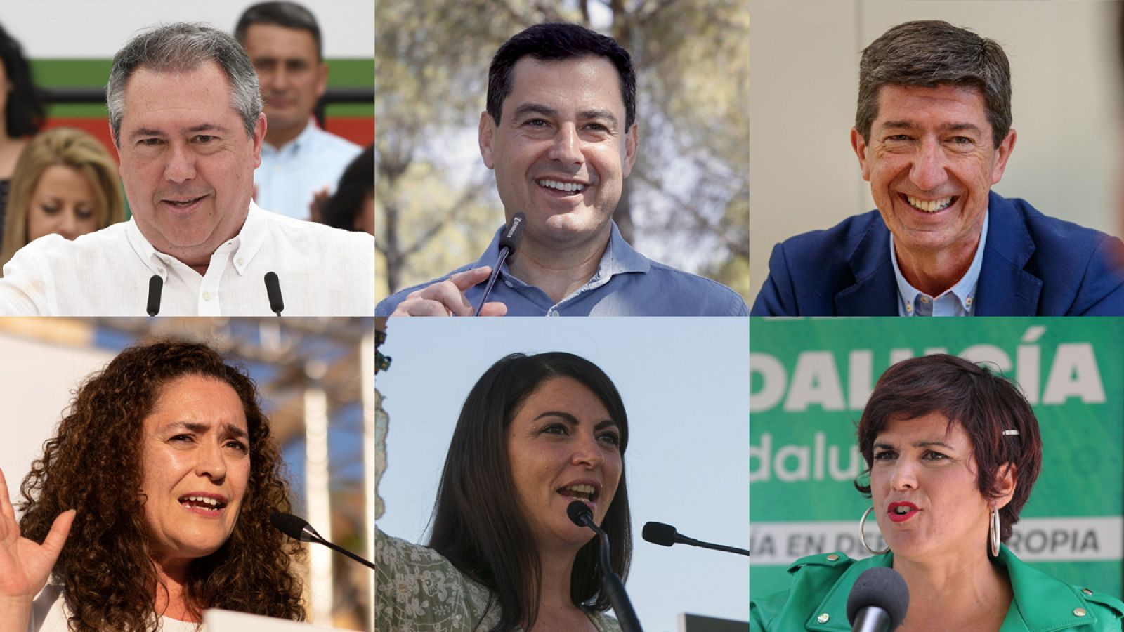 Primer debate a seis de las elecciones andaluzas en RTVE