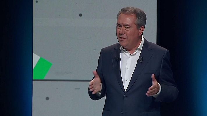 Especiales informativos - Espadas acusa al PP de "recortar" la sanidad pública y Moreno se defiende: "Hemos hecho más en tres años que en una década"