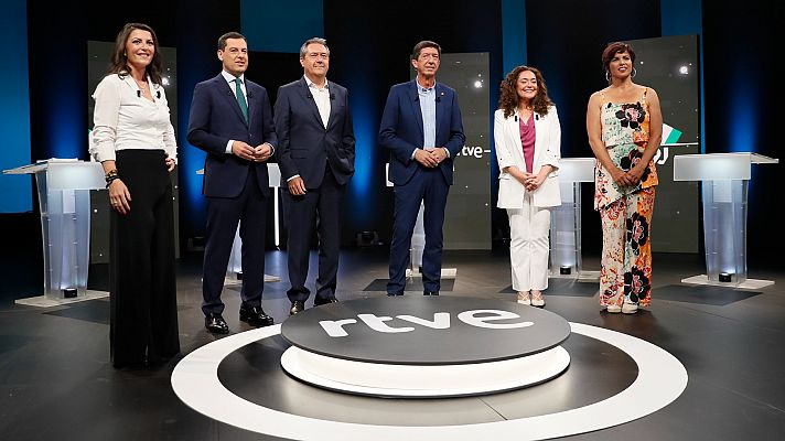 Especiales informativos - Los candidatos piden el voto en el minuto de oro del debate a seis de RTVE