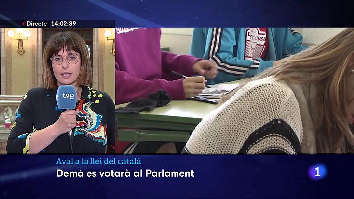 L'Informatiu - El Consell de Garanties avala la llei del català a l'escola 