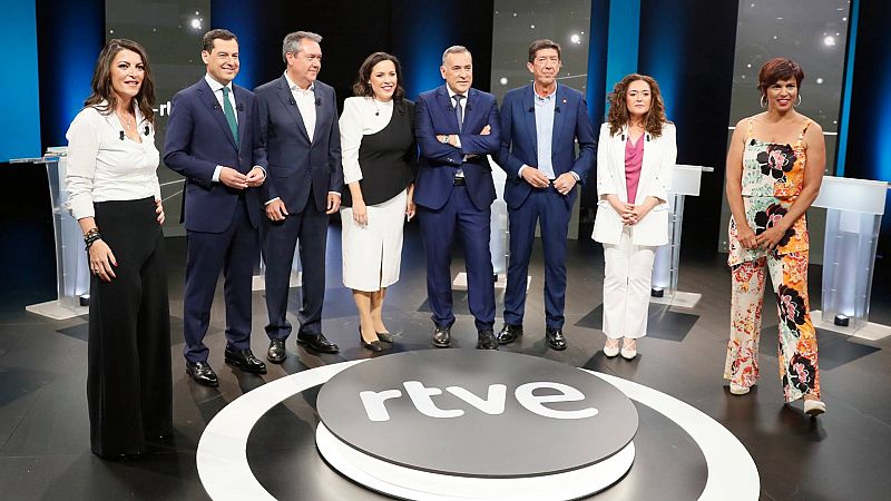 Los pactos y los reproches cruzados, protagonistas del primer debate electoral en RTVE