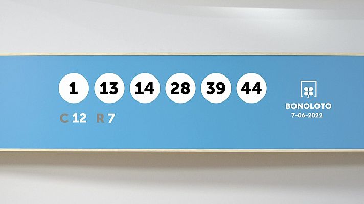 SELAE - Sorteo de la Lotería Bonoloto y Euromillones del 07/06/2022