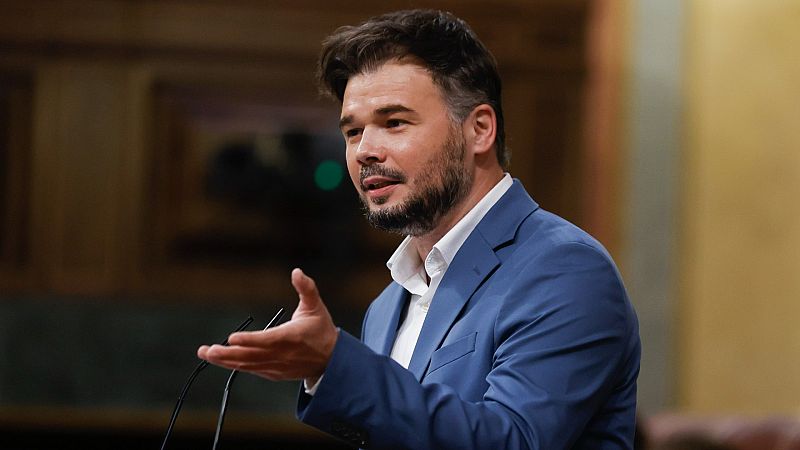Rufián: "Si aumenta el gasto en Defensa (...), sale de los servicios públicos"