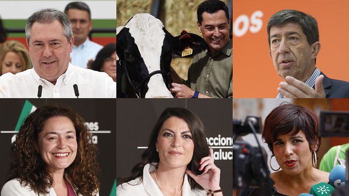 Telediario 1 - Los posibles pactos marcan una jornada de la campaña del 19J con la vaca "talismán" Fadie de protagonista