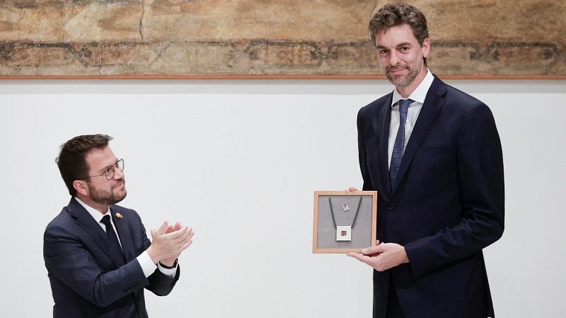 Pau Gasol galardonado por la Generalitat con la cruz de Sant Jordi