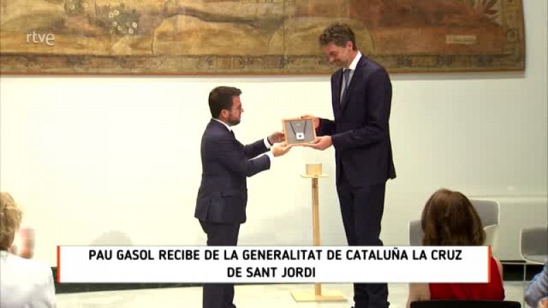 Pau Gasol galardonado por la Generalitat con la cruz de Sant Jordi