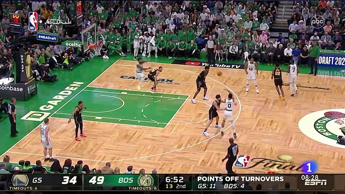 Telediario Matinal - Boston gana a los Warriors y recupera el mando de la final