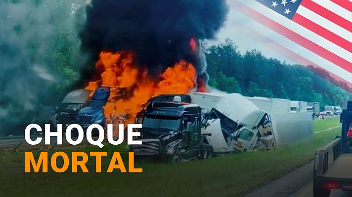 Modo Digital - Al menos tres muertos en un accidente de tráfico en Arkansas entre 8 camiones