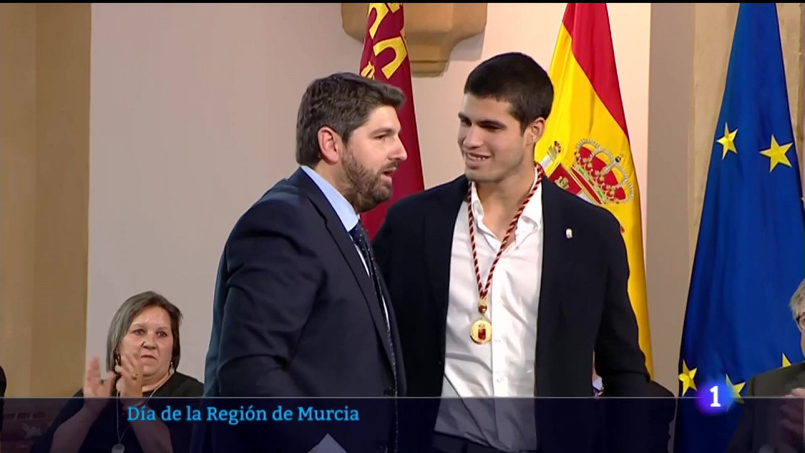 Las medallas de Oro distinguen a Carlos Alcaraz, Margarita Lozano o al Obispo Lorca Planes