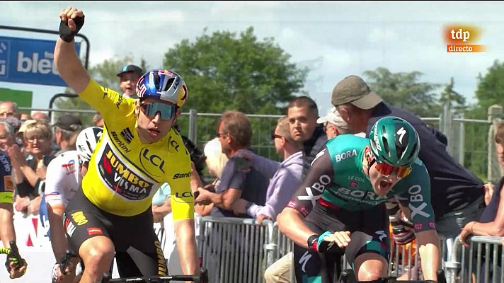 Ciclismo - Dauphiné | Van Aert se desquita con un triunfo al sprint