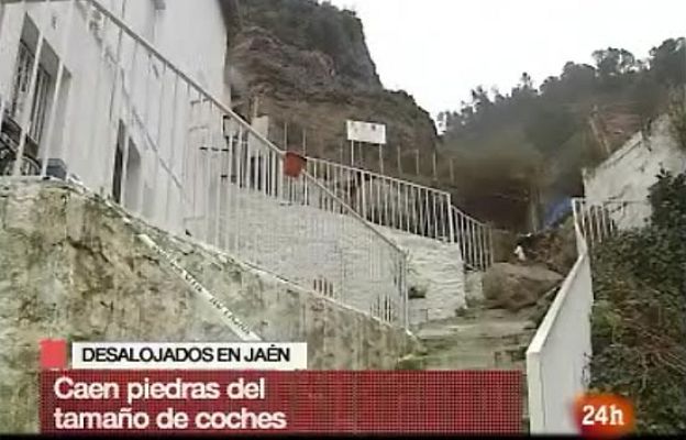  - Desprendimiento de rocas en Jaén