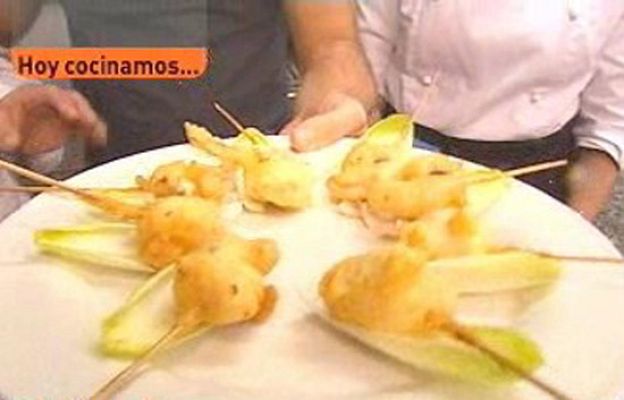 RTVE Cocina - Brocheta de langostinos