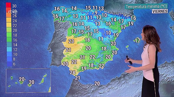 Intervalos de viento fuerte en el Ampurdán, bajo Ebro y puntos de Canarias