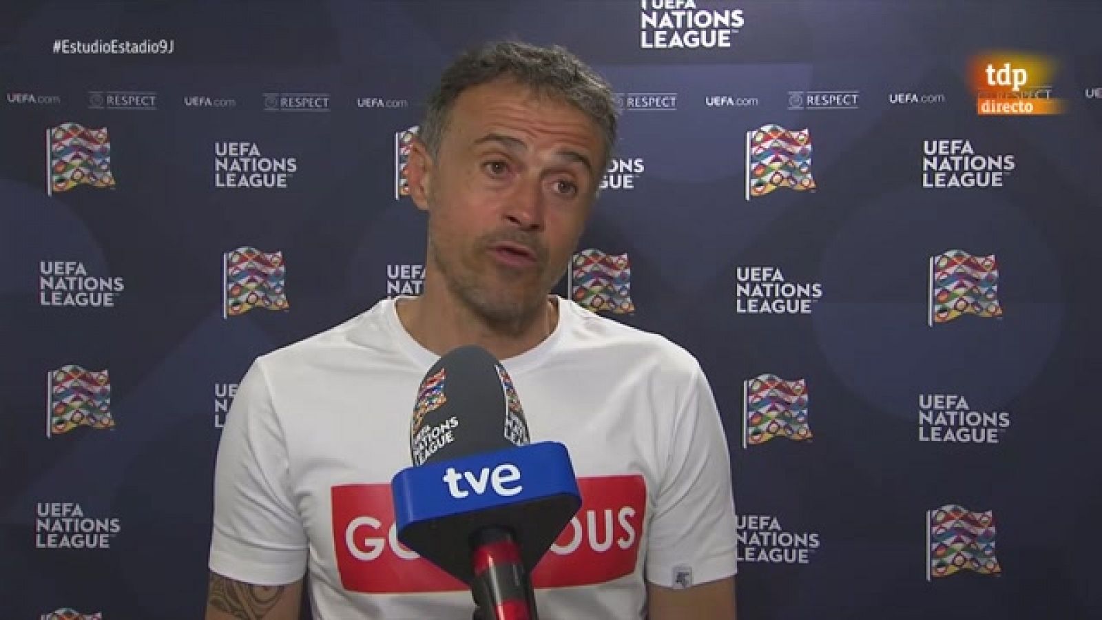 Luis Enrique: "Hemos hecho un partido muy serio" - UEFA Nations League | Ver