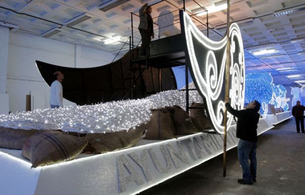 Preparando la Cabalgata de Reyes