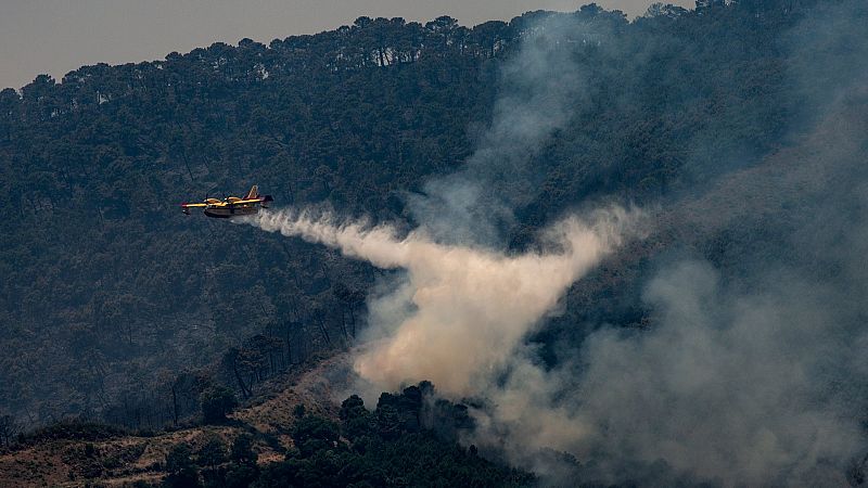El incendio de Sierra Bermeja alcanza las 2.150 hectáreas