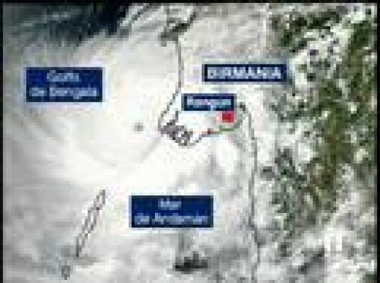  - Imágenes del ciclón Nargis