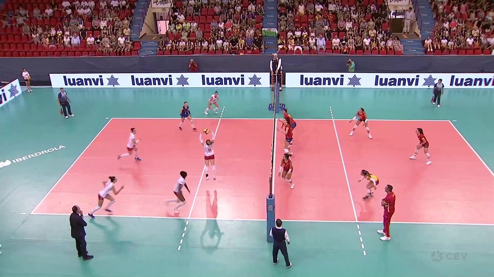 Voleibol - Liga europea femenina: España - Francia - ver ahora