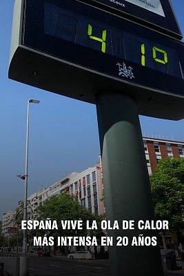 España vive la ola de calor más intensa en 20 años para un mes de junio