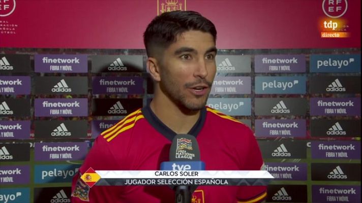 UEFA Nations League | Carlos Soler: "Me haría ilusión estar en el Mundial"