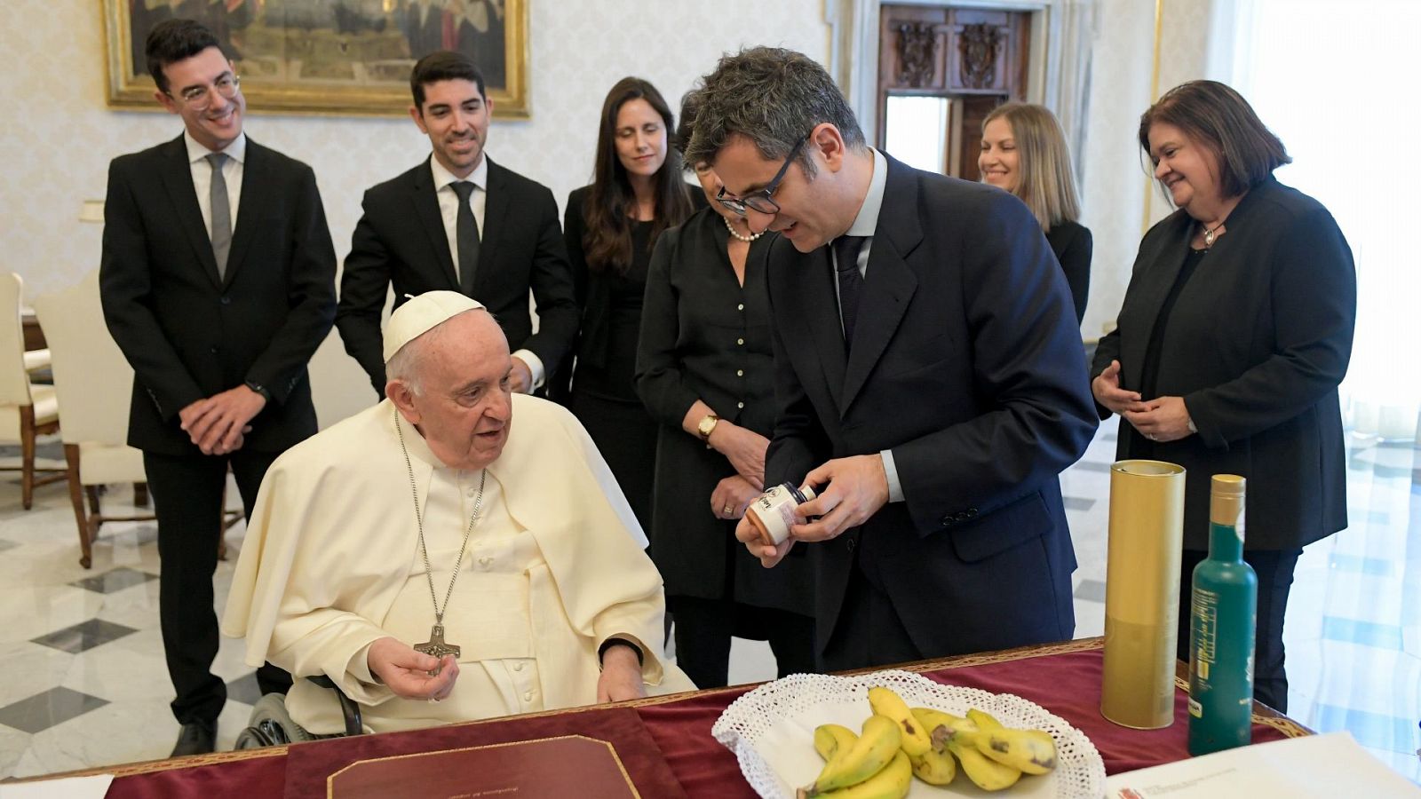 Bolaños se reúne con el Papa Francisco